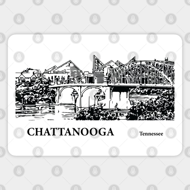 Chattanooga Tennessee Magnet by Lakeric